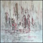 Leinen | Skyline abstrakt 150x120 cm 2024  2 